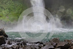 La Fortuna de San Carlos waterfall in Arenal volcano national park, Costa Rica