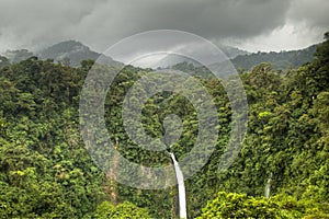 La Fortuna Waterfall in Arenal National Park, Costa Rica