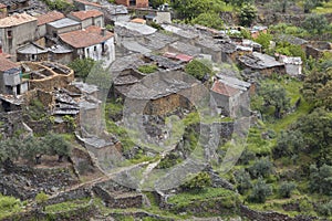 La Fragosa Village in Las Hurdes, Extremadura photo