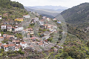 La Fragosa Village in Las Hurdes, Extremadura region photo