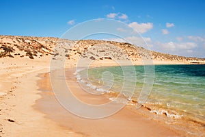 La Francesa Beach in La Graciosa, Canary Islands, Spain photo