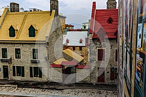 La Fresque Des Quebecois, Old Quebec City, Quebec, Canada