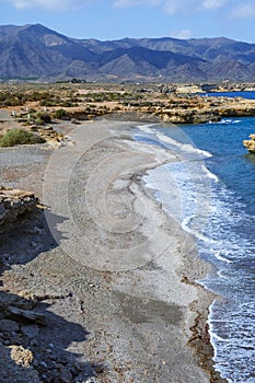 La Galera beach in Aguilas, Spain photo