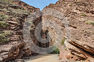 La Garganta del Diablo in the Quebrada de las Conchas, Argentina