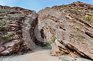 La Garganta del Diablo in the Quebrada de las Conchas, Argentina