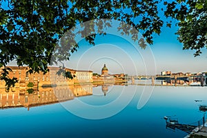 La Garonne passing through Toulouse, France