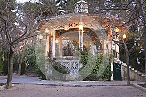 La Glorieta park in the afternoon in Alcoy photo