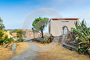 La Glorieta viewpoint and building at Collioure in France