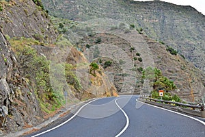 La Gomera, Canary Islands - march 15 2024 : landscape of Hermigua photo