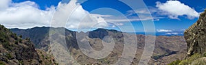 La Gomera, Canary Islands, view from Degollada de Peraza photo