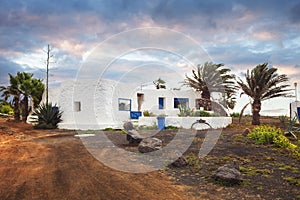 La Graciosa island, house of Pedro Barba fishing village, Lanzarote, Spain photo