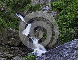 La Grande Cascade - The Great Waterfall of the Cance and Cancon rivers  - Normandy, France