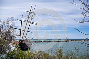 La Grande Hermine in Jordan Harbour, Ontario