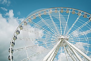 La Grande Roue de MontrÃÂ©al Ferris wheel, Ville-Marie, QuÃÂ©bec, Canada photo