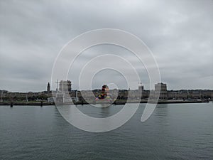 La Harve France may 6 2023 a view la harve city port and its surrounding area