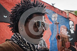 La Havana, Cuba, January 08, 2017: cuban man on street in La Havana