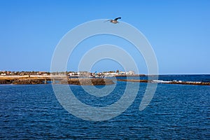 La Isla - Playa de La Guirra on the island of Fuerteventura Island photo