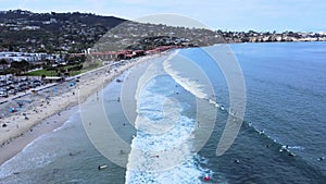 La Jolla, Aerial Flying, La Jolla Shores Beach, California