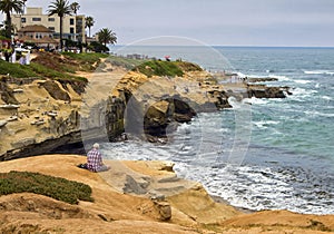 La Jolla Beach Cove in Southern California