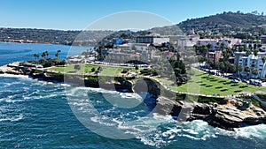 La Jolla Beach at San Diego in California United States.