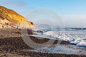 People Beachcomb and Walk Along Torrey Pines State Beach