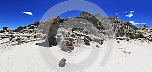 La Leona desert in Argentina