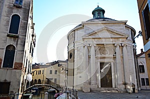 La Maddalena Church in the sestiere of Cannaregio in Venice, Italy photo