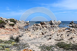 La Maddalena, Sardinia, Italy - Inlets and rocks alternate along the coast of the island photo