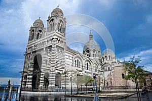 La Major cathedral, Marseille, France.