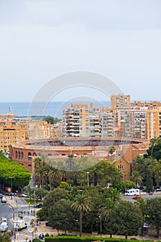 La Malagueta Bullring in Malaga, Spain