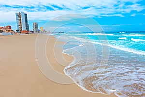 La Manga del Mar Menor beach in Murcia Spain photo