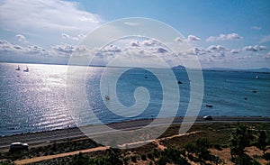 La Manga del Mar Menor Murcia, Spain Sandy Beach Line