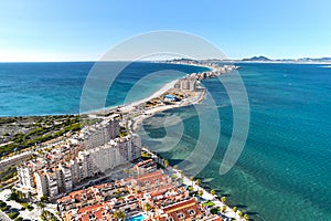 La Manga del Mar Menor. Murcia. Spain photo