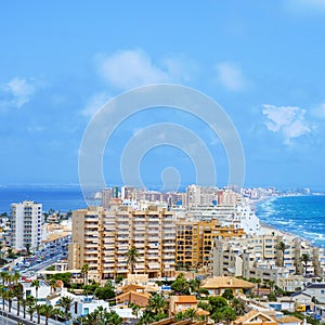 La Manga del Mar Menor, Spain, square format