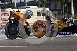 LA Marathon - wheelchair