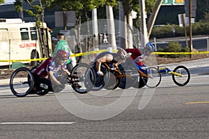 LA Marathon - wheelchair