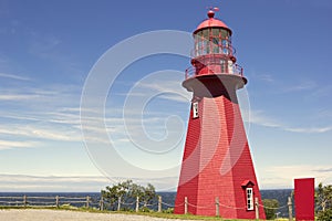 La Martre de GaspÃÂ© Lighthouse in Quebec