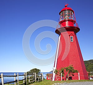 La Martre Lighthouse, Quebec, Canada