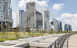 La Mexicana urban park in Santa Fe, Mexico City photo