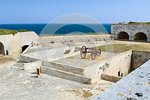 La Mola Fortress of Isabel II at Menorca photo