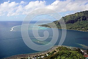 La montagne magique Moorea  french polynesia