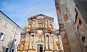La Morra, Piedmont, Italy. Church of San Martino