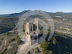 La Mota Castle in Alhaurín el Grande in the province of Malaga, Spain