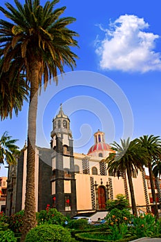 La Orotava Concepcion church red dome