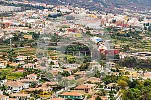 La Orotava town overlook, Tenerife, Spain