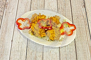Pakora is a type of dish from India, Pakistan and Bangladesh whose foundation photo