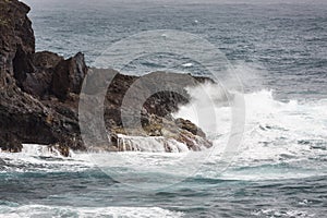 La Palma Coast Wave Detail, Spain