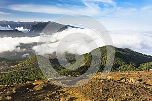 La Palma Cumbre Nueva Evening View, Spain photo