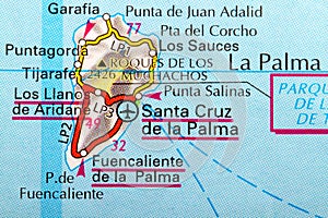 La Palma map