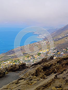 La Palma - view from Volcano San Antonio